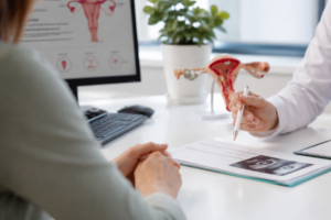 Visita specialistica per la valutazione della riserva ovarica e della fertilità femminile.